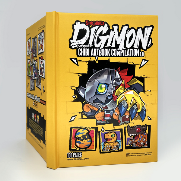 Sinobali's Digimon Chibi Art Book Compilation 1.0