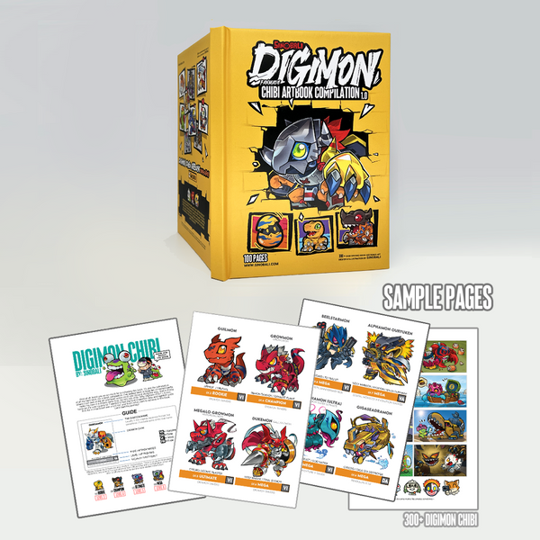 Sinobali's Digimon Chibi Art Book Compilation 1.0