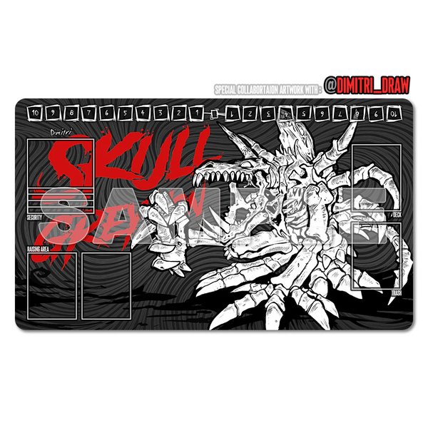 SkullGrey Playmat