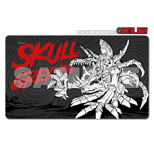 SkullGrey Playmat