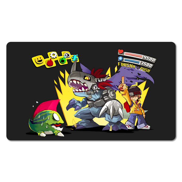 Digital World 1 Dark Version Playmat