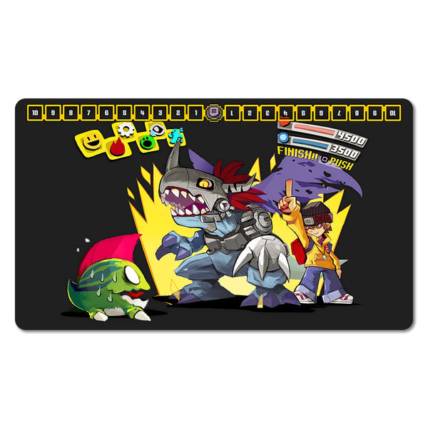 Digital World 1 Dark Version Playmat