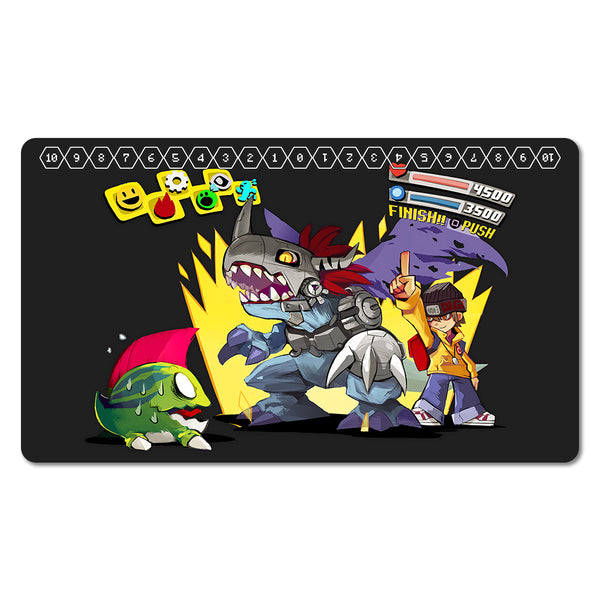 Digital World 1 Dark Version Playmat