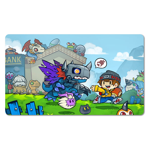 Digi Chibi World Day Version Playmat