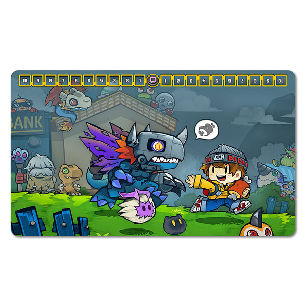 Digi Chibi World Night Version Playmat