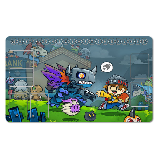 Digi Chibi World Night Version Playmat