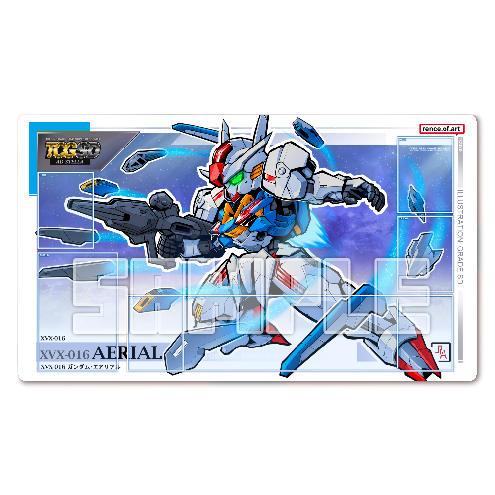 ガンダム エアリアル プレイマット Aerial Gundam Playmat – sinobali