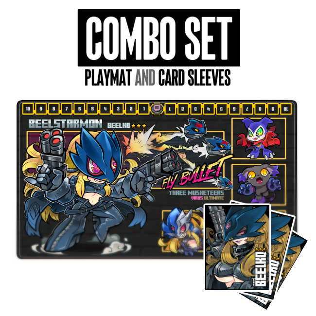 Panel Beelstar Playmat & Sleeves Combo Set