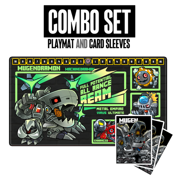 Panel Mugen Playmat & Sleeves Combo Set