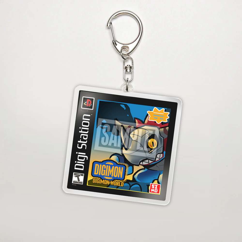 Game Cover Acrylic Keychain