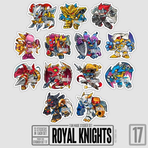 Royal Knights - Fan Made Sticker Set