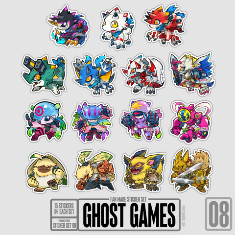 Ghost Games - Fan Made Sticker Set