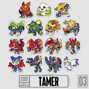 Tamers - Fan Made Sticker Set