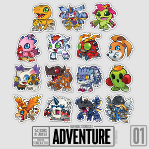 Adventure - Fan Made Sticker Set