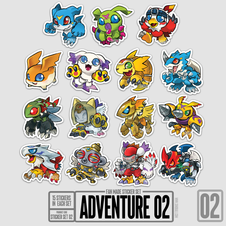 Adventure 02 - Fan Made Sticker Set