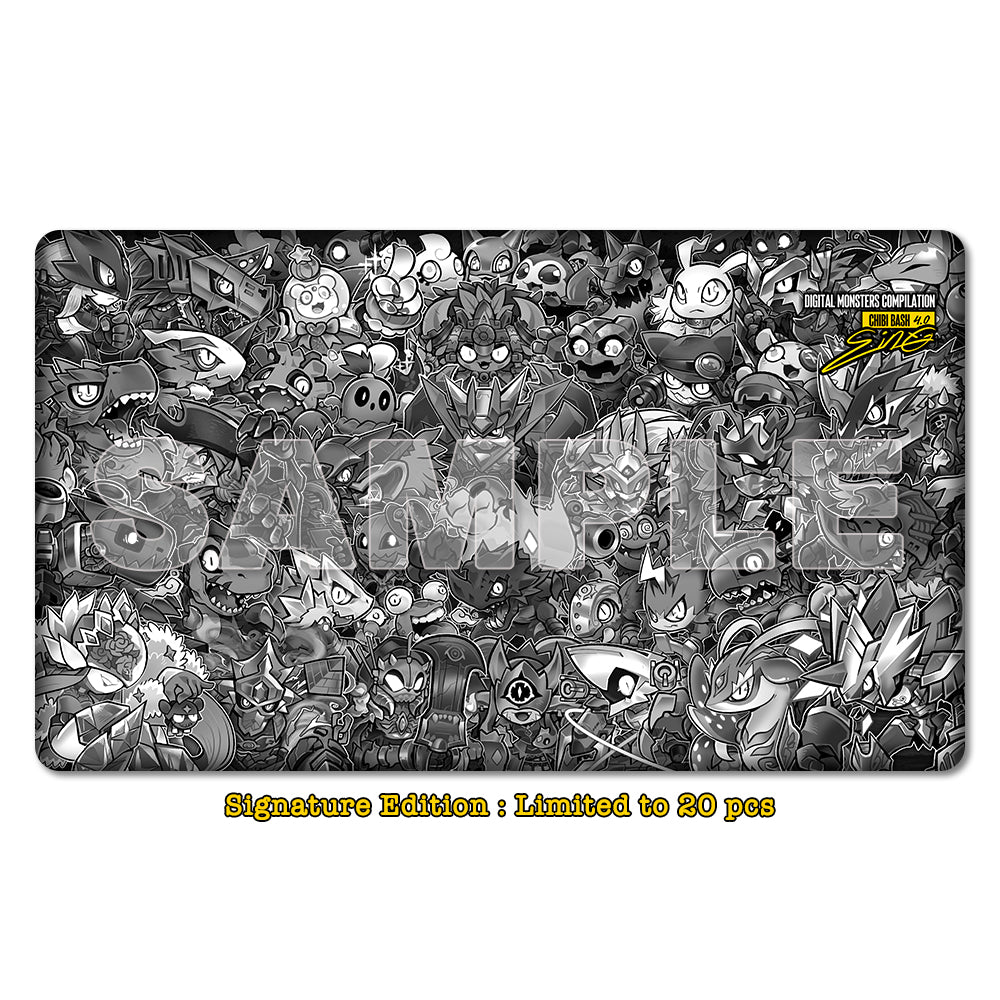 Chibi Bash 4.0 Signature White Edition Playmat
