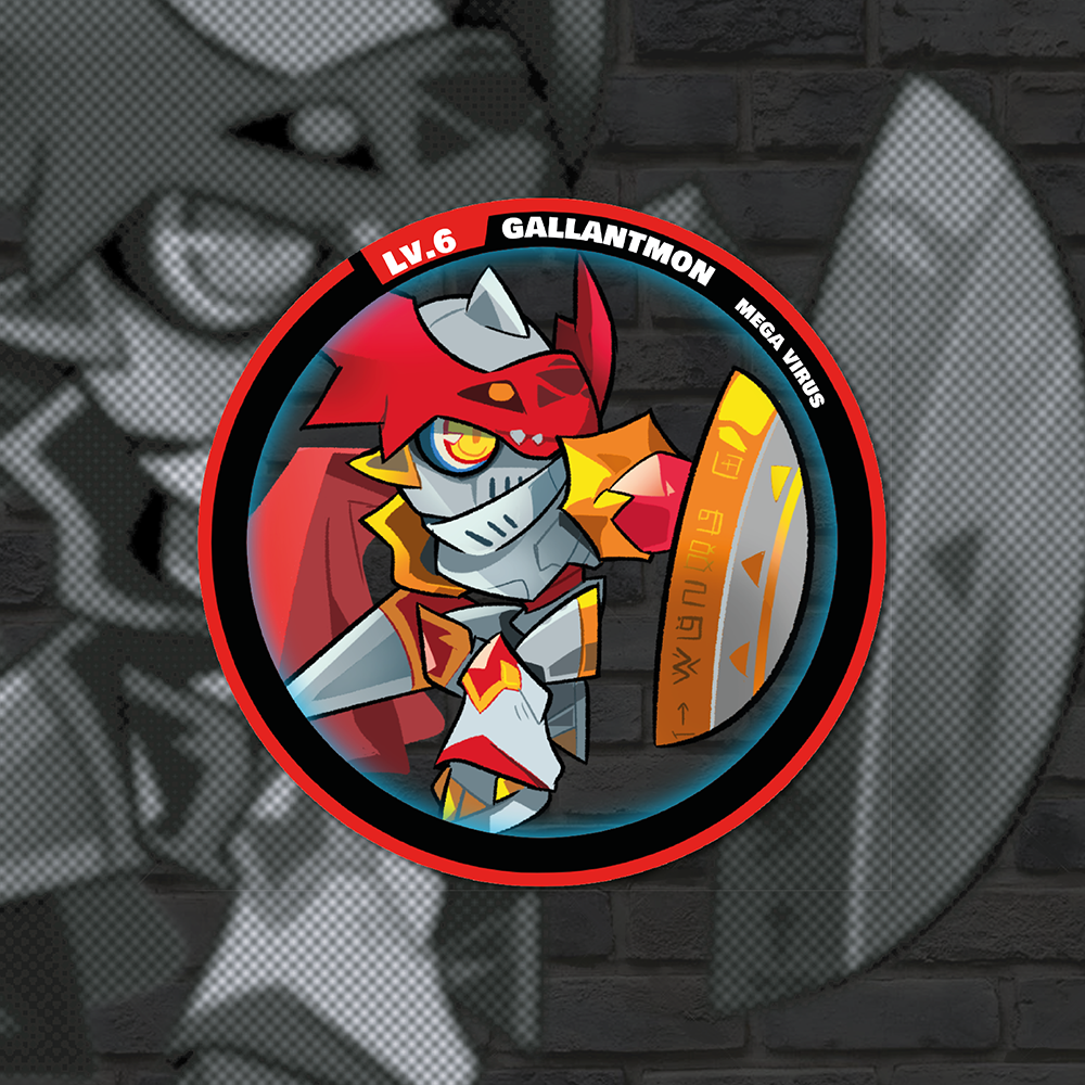 Gallantmon Can Badge