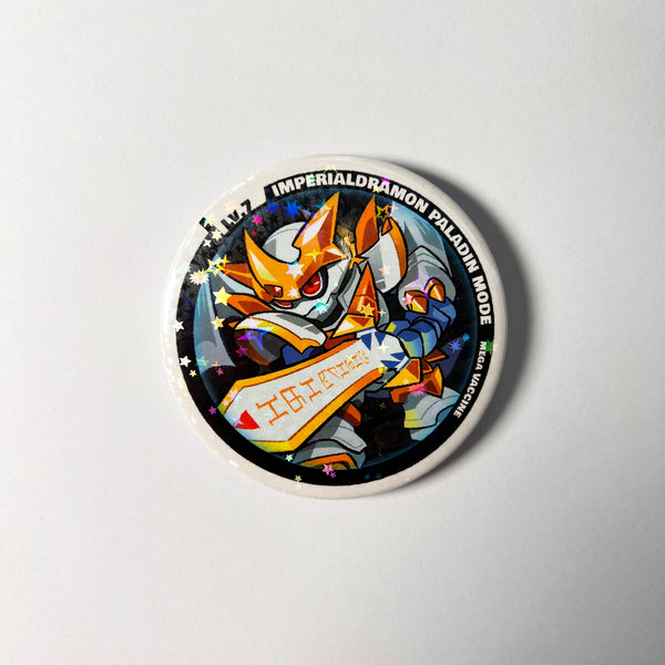 Imperialdramon Paladin Mode Can Badge