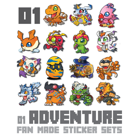 Adventure - Fan Made Sticker Set