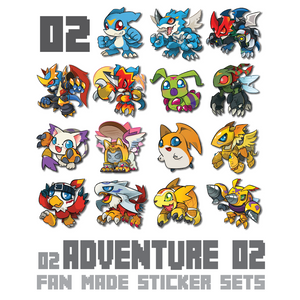Adventure 02 - Fan Made Sticker Set